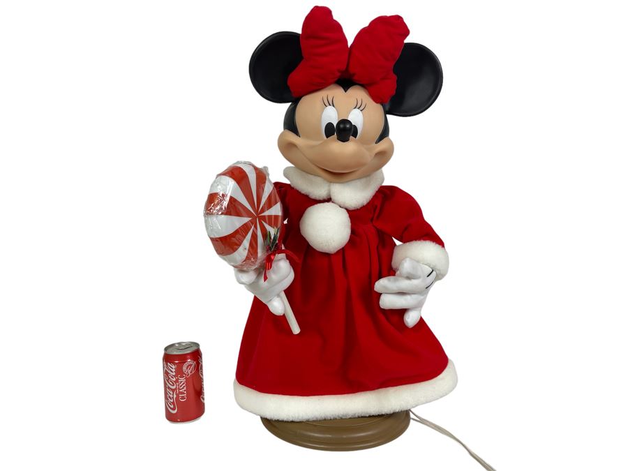 Animated Minnie Mouse Figure By Mickey Unlimited Titled Santa's Best 26H [Photo 1]