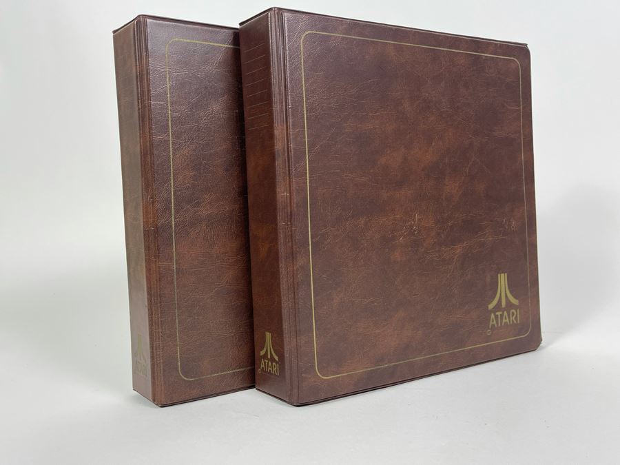 Collection Of Original ATARI 2600 Video Game Cartridges (Some With Original Game Instructions) Plus Pair Of Original ATARI Game Cartridge Storage Cases [Photo 2]