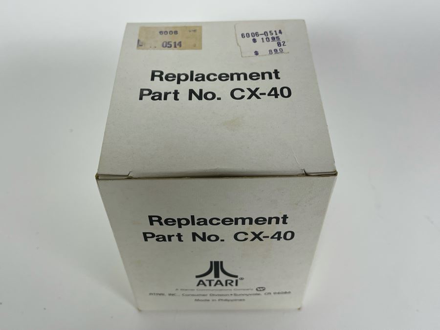 Original New Old Stock ATARI Joystick With Original Box Part No CX-40 [Photo 4]