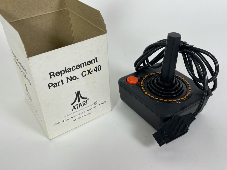 Original New Old Stock ATARI Joystick With Original Box Part No CX-40 [Photo 2]