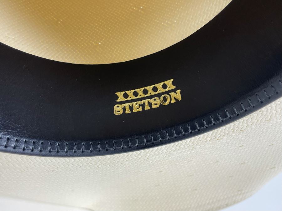 Stallion By Stetson Men's Straw Cowboy Hat Size 56/7 [Photo 11]