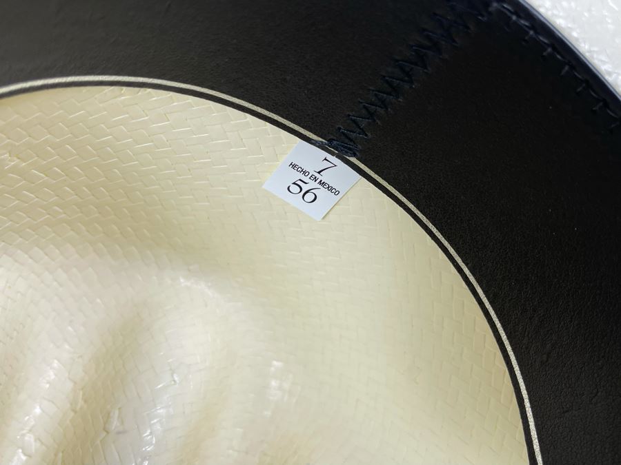 Men's Straw Cowboy Hat By Justin Size 7/56 [Photo 10]