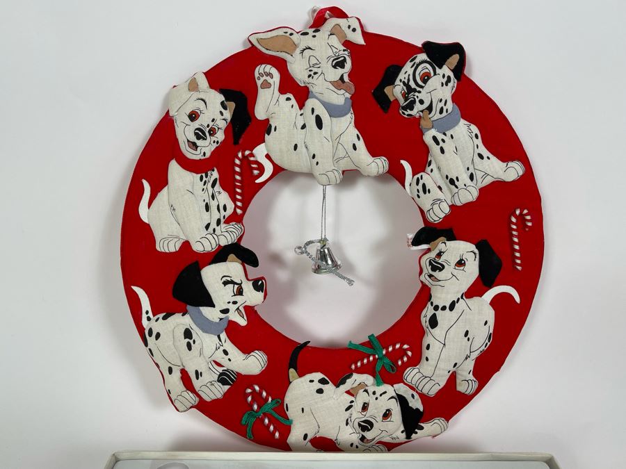 Disney's 101 Dalmations Wreath And (2) New Boxes Of Disney Ornaments From Santa's World [Photo 3]