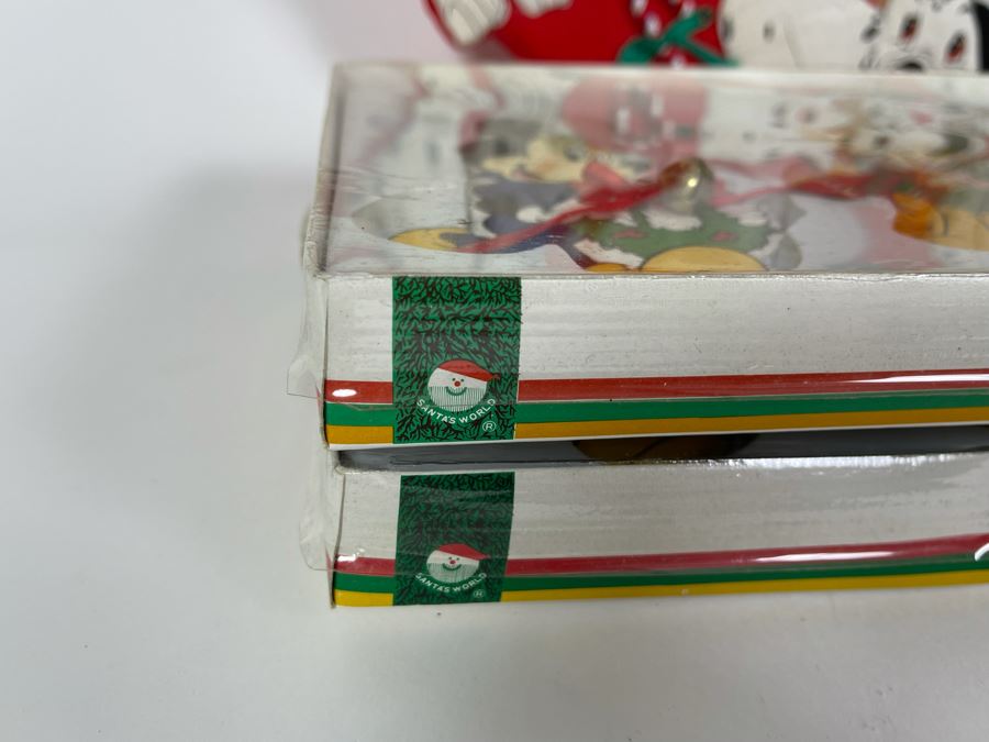 Disney's 101 Dalmations Wreath And (2) New Boxes Of Disney Ornaments From Santa's World [Photo 8]