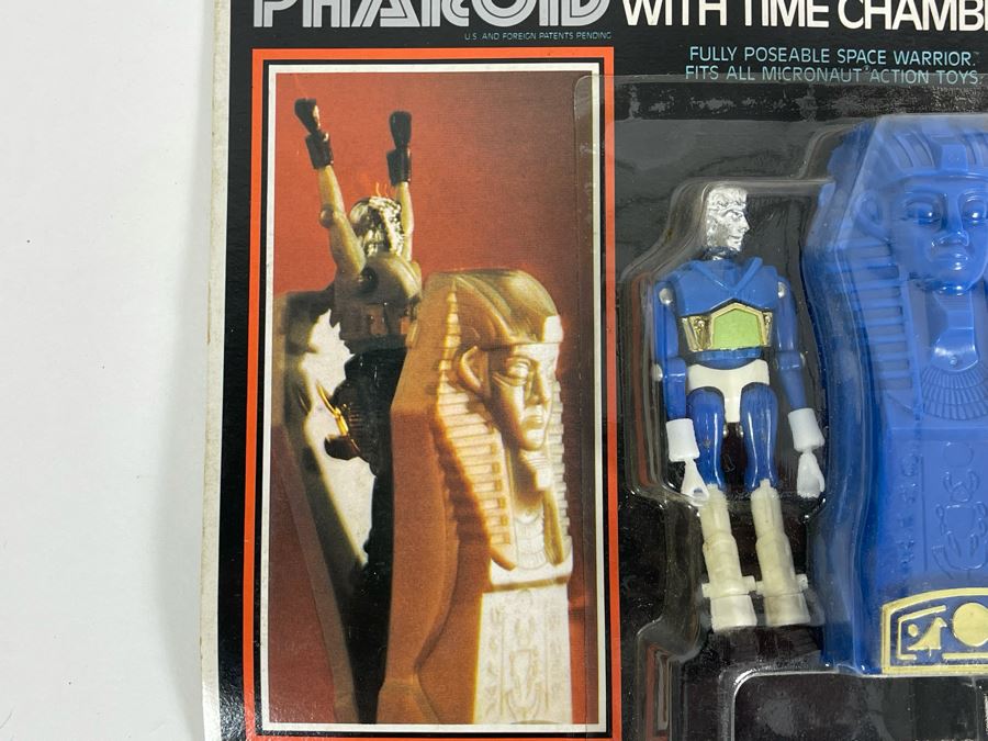 New On Card Vintage 1977 MEGO Micronauts Pharoid With Time Chamber Action Figure 8H [Photo 8]