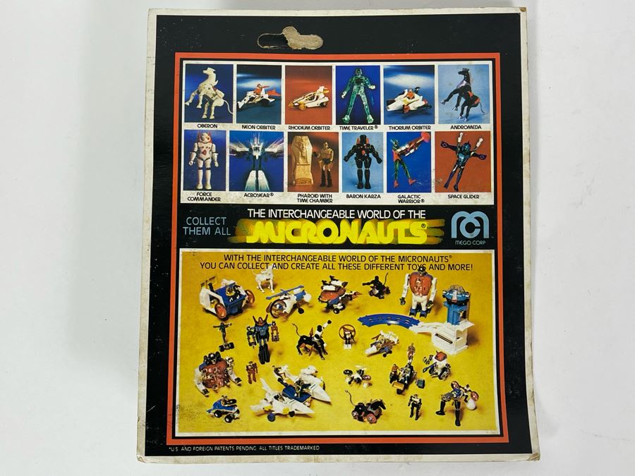 New On Card Vintage 1977 MEGO Micronauts Pharoid With Time Chamber Action Figure 8H [Photo 9]