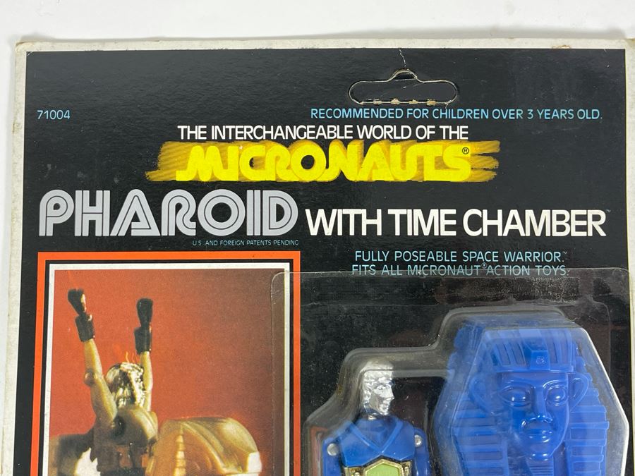 New On Card Vintage 1977 MEGO Micronauts Pharoid With Time Chamber Action Figure 8H [Photo 7]