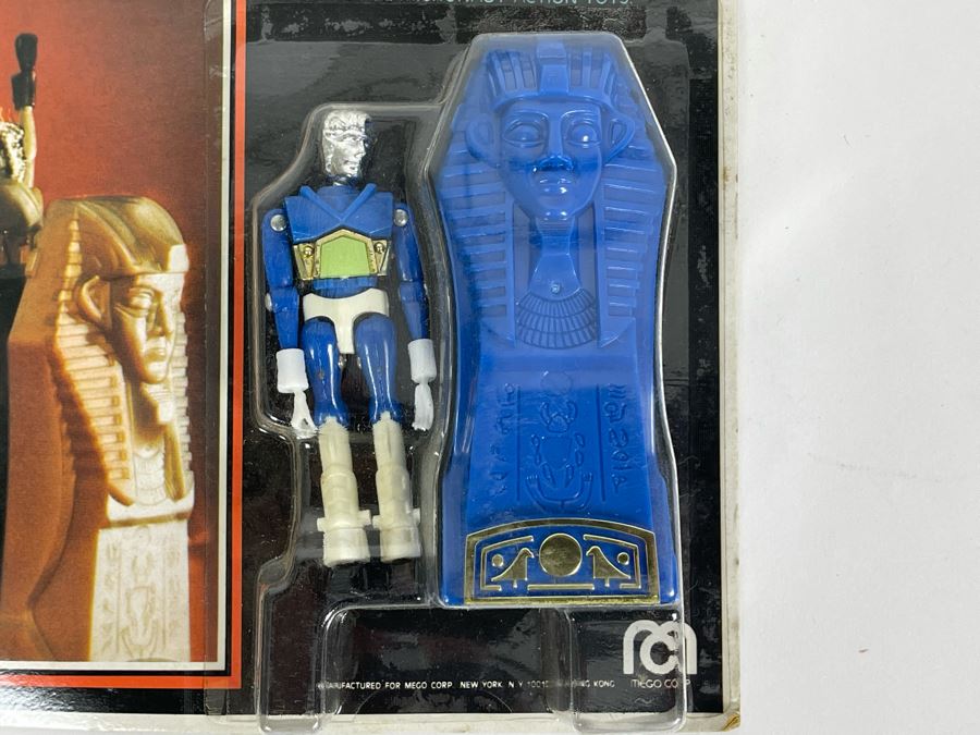 New On Card Vintage 1977 MEGO Micronauts Pharoid With Time Chamber Action Figure 8H [Photo 4]