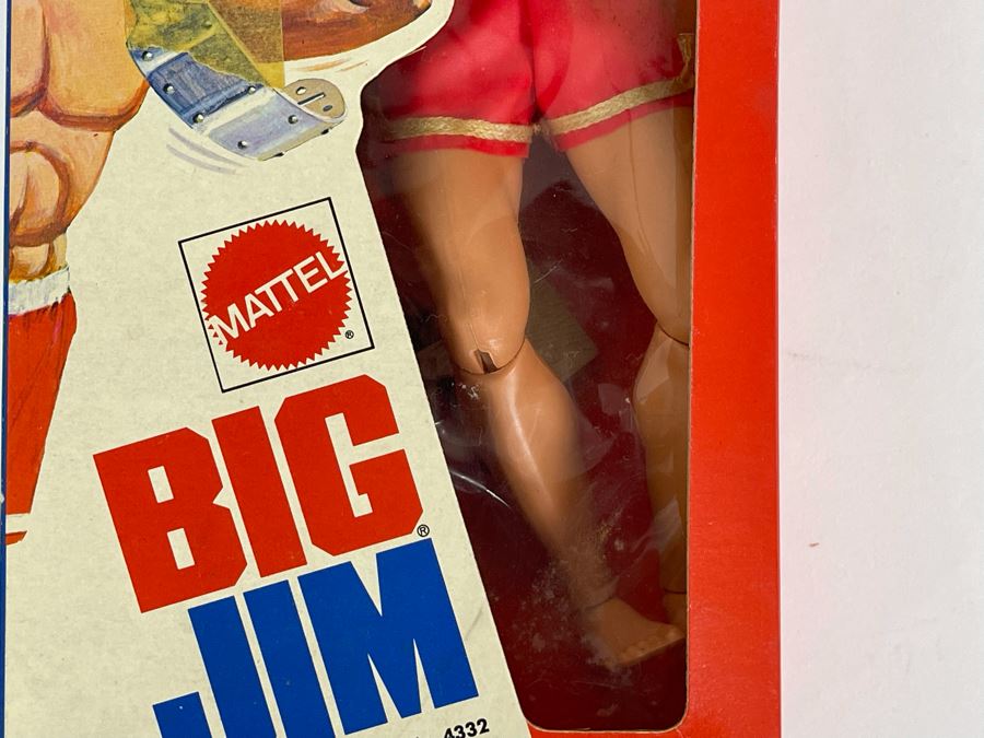 New In Box Vintage 1972 Mattel Big Jim Action Figure No. 4332 (Rubber Band Inside Box That Holds Action Figure Has Broken) 10.5H [Photo 5]