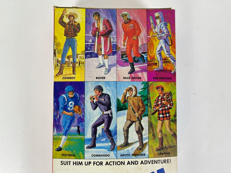 New In Box Vintage 1972 Mattel Big Jim Action Figure No. 4332 (Rubber Band Inside Box That Holds Action Figure Has Broken) 10.5H [Photo 10]