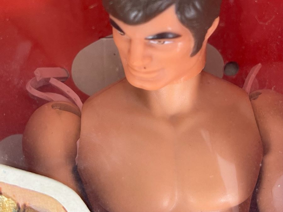 New In Box Vintage 1972 Mattel Big Jim Action Figure No. 4332 (Rubber Band Inside Box That Holds Action Figure Has Broken) 10.5H [Photo 13]