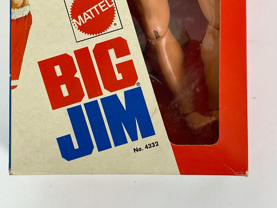 New In Box Vintage 1972 Mattel Big Jim Action Figure No. 4332 (Rubber Band Inside Box That Holds Action Figure Has Broken) 10.5H [Photo 6]