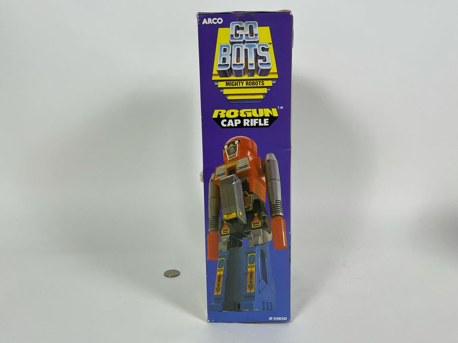 New In Box Vintage 1984 GoBots Mighty Robots RoGun Cap Rifle By Arco 14.5H [Photo 9]