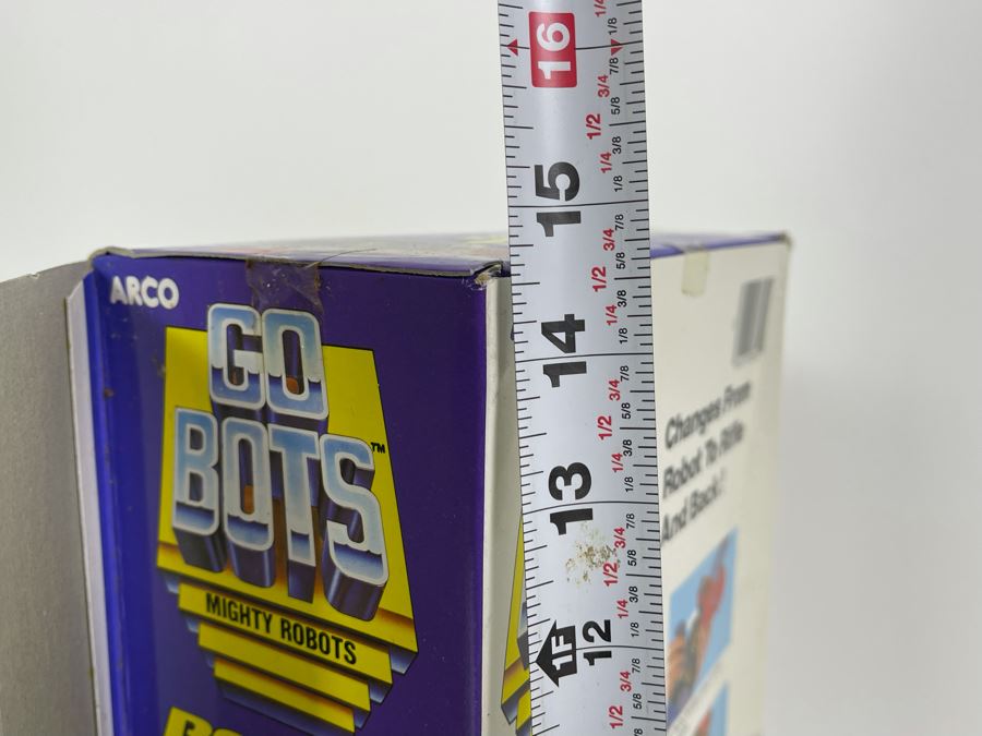 New In Box Vintage 1984 GoBots Mighty Robots RoGun Cap Rifle By Arco 14.5H [Photo 14]