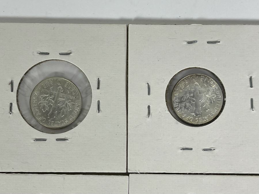 Twelve Uncirculated 1964 D Silver Roosevelt Dimes [Photo 16]
