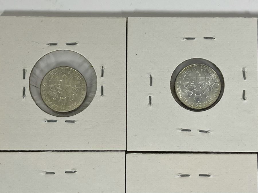 Twelve Uncirculated 1964 D Silver Roosevelt Dimes [Photo 10]