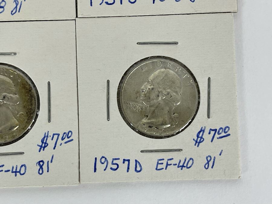 Collection Of Twelve Silver Quarters From 1941-1957 [Photo 11]