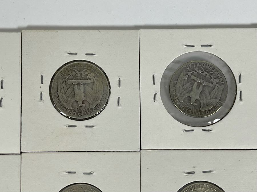 Collection Of Twelve Silver Quarters From 1941-1957 [Photo 14]