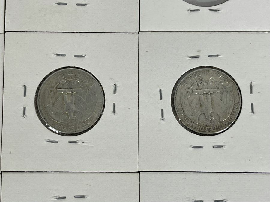 Collection Of Twelve Silver Quarters From 1941-1957 [Photo 17]