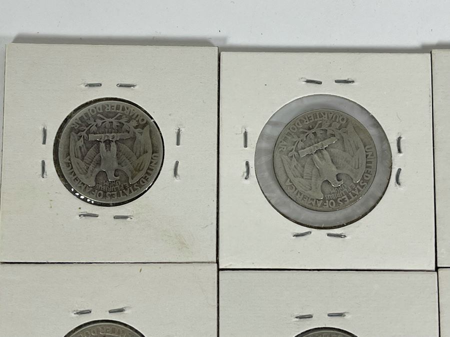 Collection Of Twelve Silver Quarters From 1941-1957 [Photo 13]