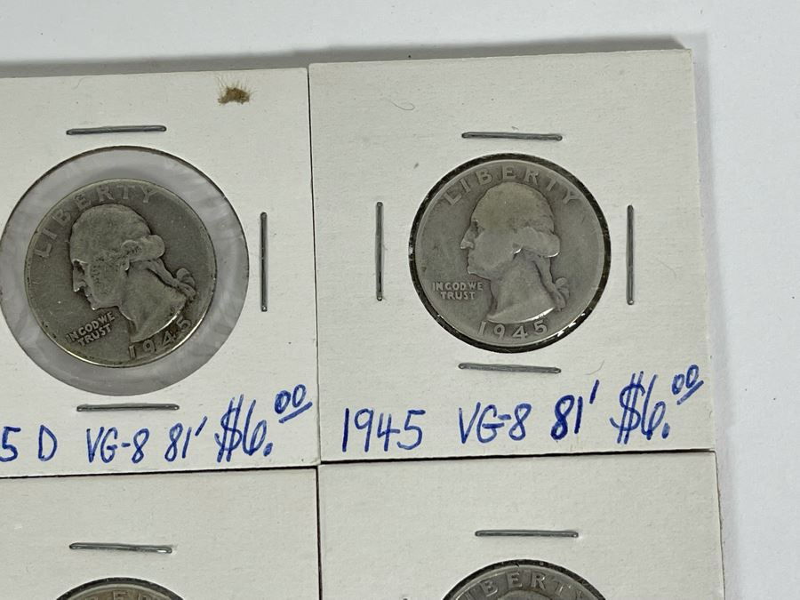 Collection Of Twelve Silver Quarters From 1941-1957 [Photo 5]