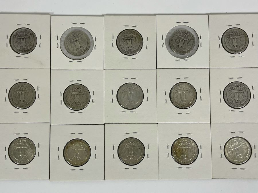 Collection Of Twelve Silver Quarters From 1941-1957 [Photo 12]