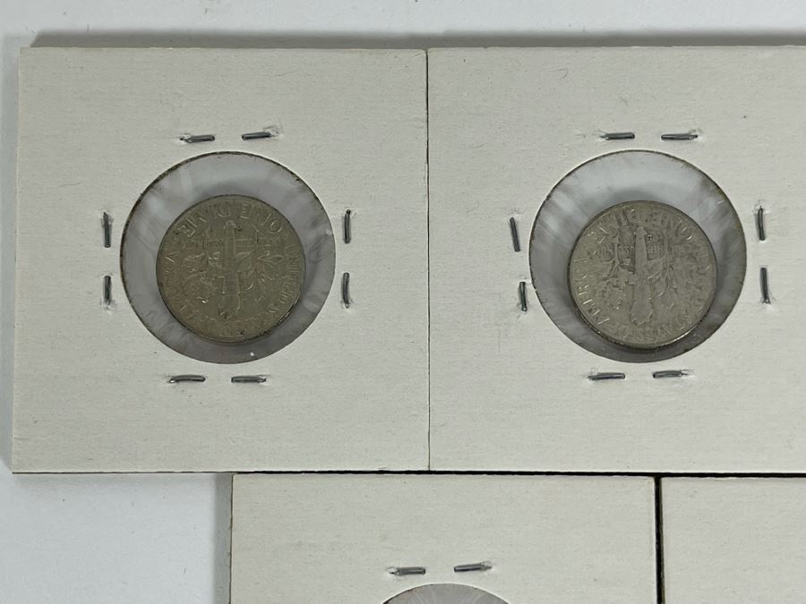 Seven Silver Roosevelt Dimes From 1959-1964 [Photo 8]