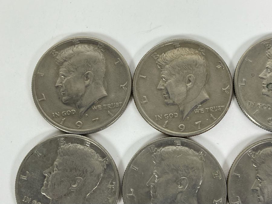 (19) Kennedy Half Dollars From 1971-1982 [Photo 3]