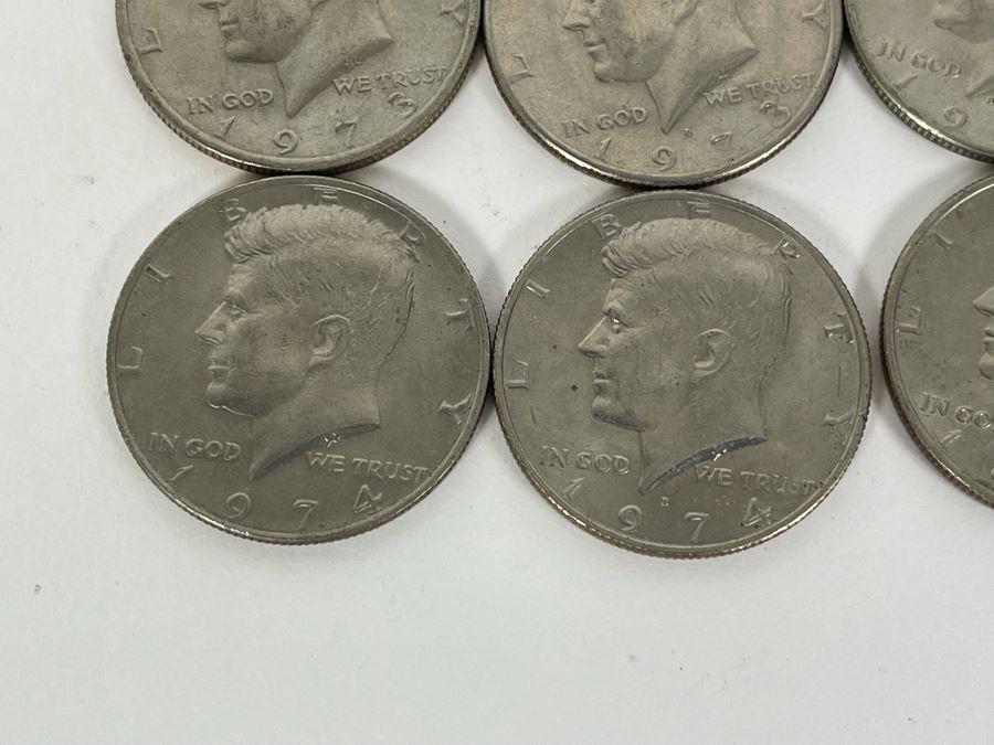 (19) Kennedy Half Dollars From 1971-1982 [Photo 12]