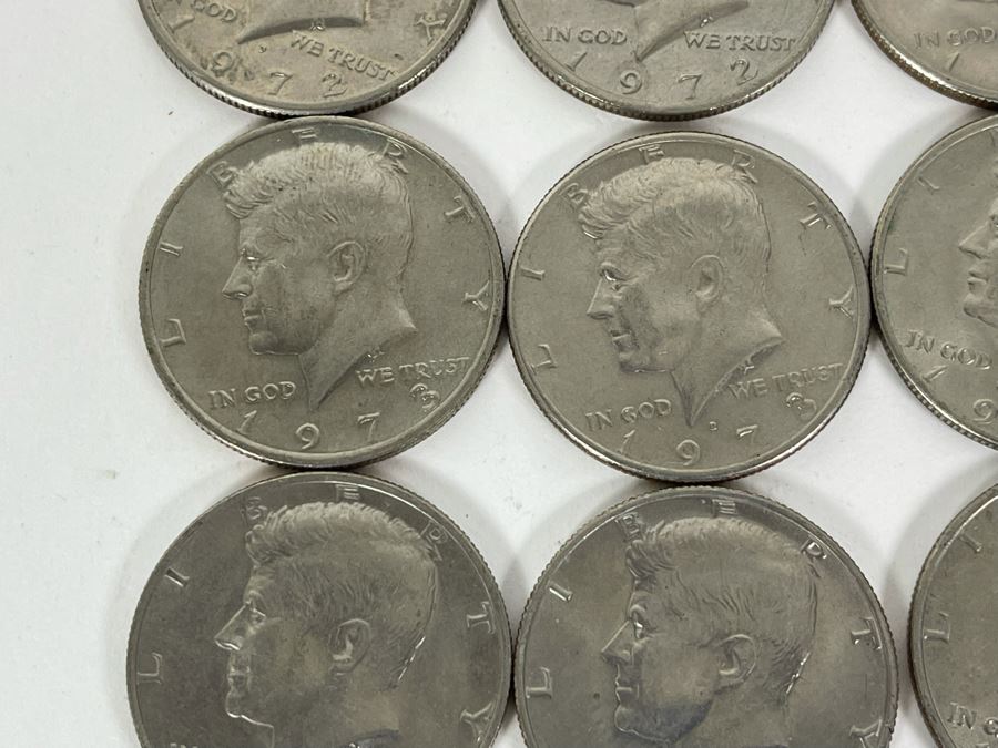 (19) Kennedy Half Dollars From 1971-1982 [Photo 9]