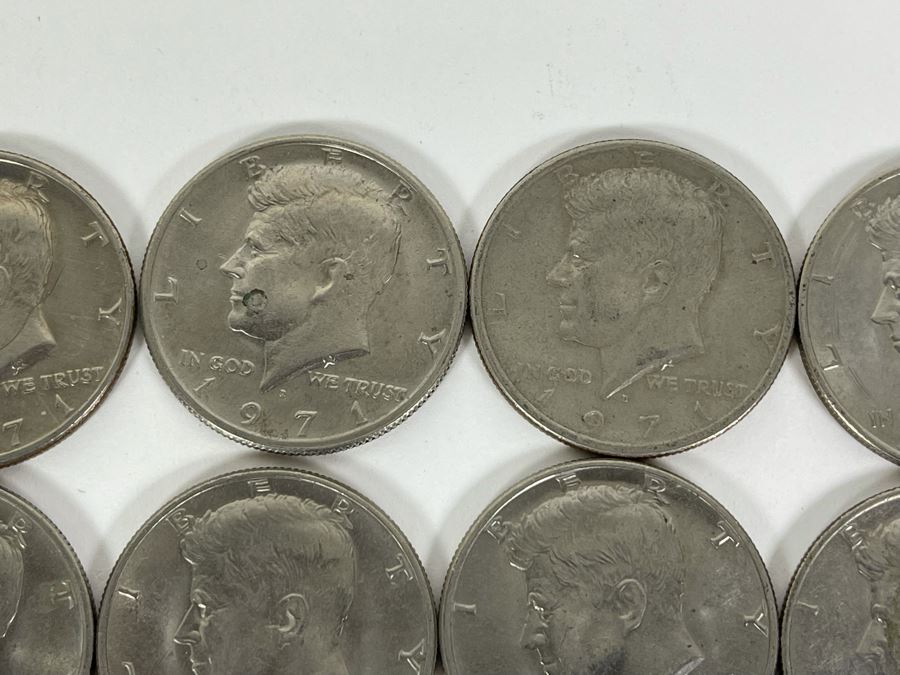 (19) Kennedy Half Dollars From 1971-1982 [Photo 4]