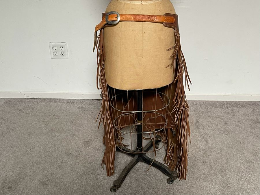 Leather Western Cowboy Chaps By Cowboy Basic [Photo 6]