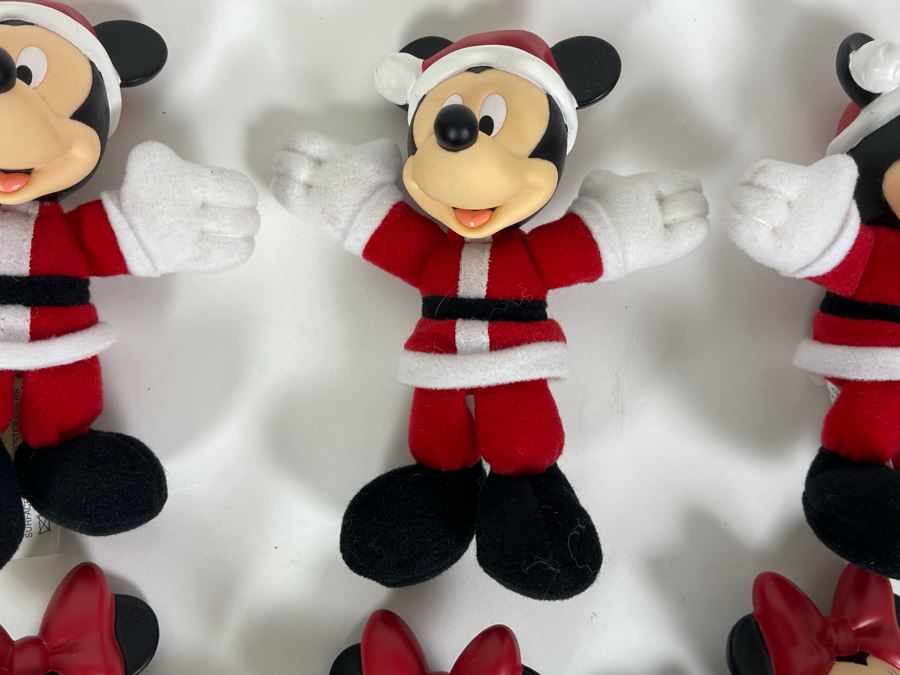 (6) Disney Mickey Mouse And Minnie Mouse Figurines [Photo 4]