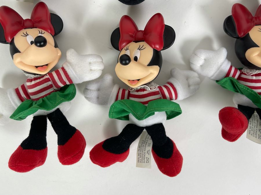 (6) Disney Mickey Mouse And Minnie Mouse Figurines [Photo 3]