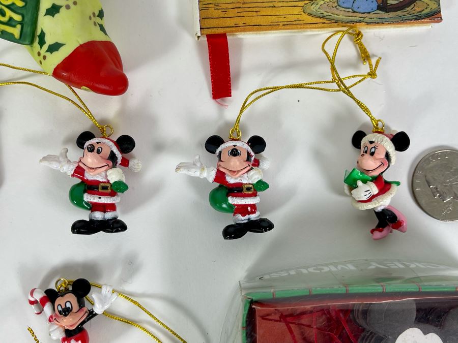 Collection Of Disney Mickey Mouse, Minnie Mouse And Pluto Christmas Ornaments [Photo 7]