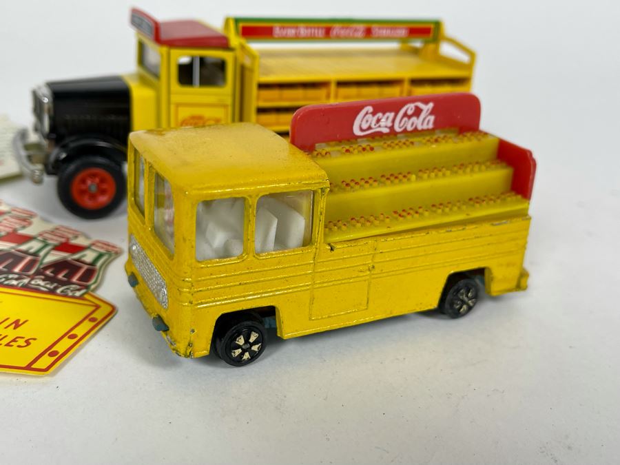 Pair Of Toy Coca-Cola Delivery Trucks By Siku And Vintage Coca-Cola Bottling Plant Ephemera [Photo 3]