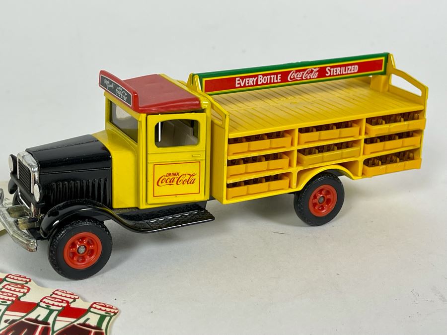 Pair Of Toy Coca-Cola Delivery Trucks By Siku And Vintage Coca-Cola Bottling Plant Ephemera [Photo 8]