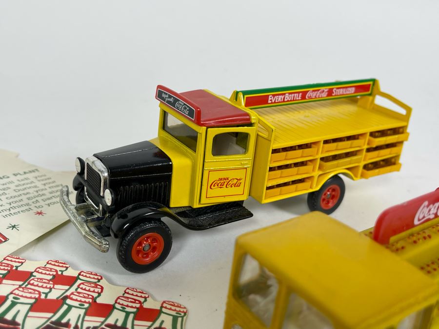 Pair Of Toy Coca-Cola Delivery Trucks By Siku And Vintage Coca-Cola Bottling Plant Ephemera [Photo 4]