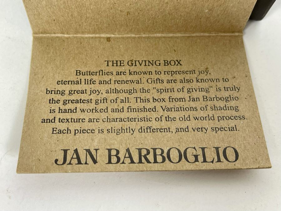 Jan Barboglio Handmade Metal The Giving Box 4W X 2.5D X 1.5H [Photo 8]