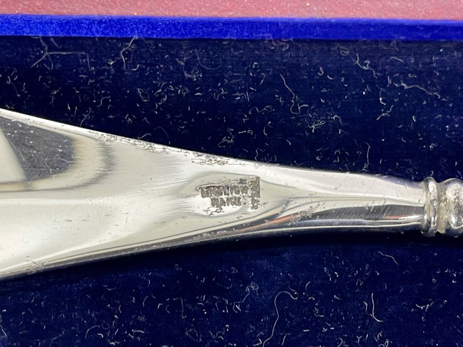 Vintage Sterling Silver Handle Shoe Horn And Button Hook With Presentation Box [Photo 10]