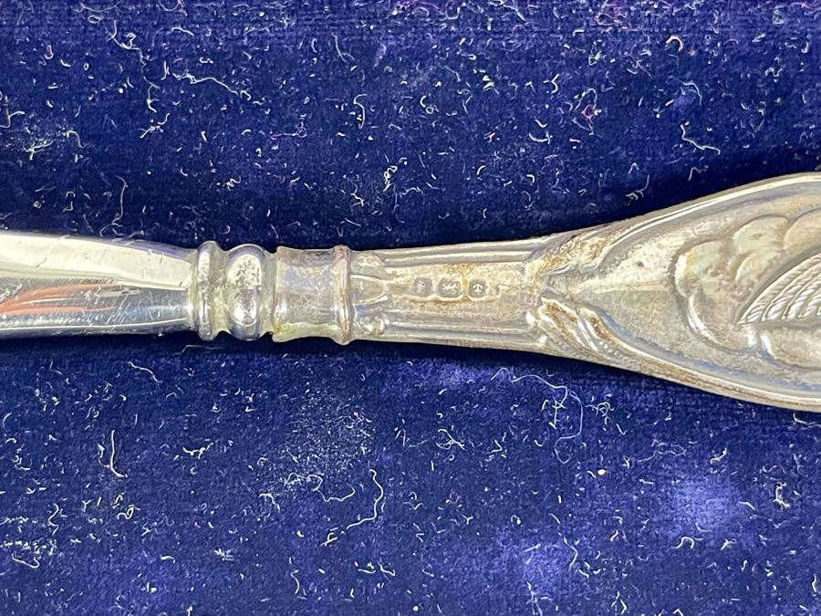 Vintage Sterling Silver Handle Shoe Horn And Button Hook With Presentation Box [Photo 7]