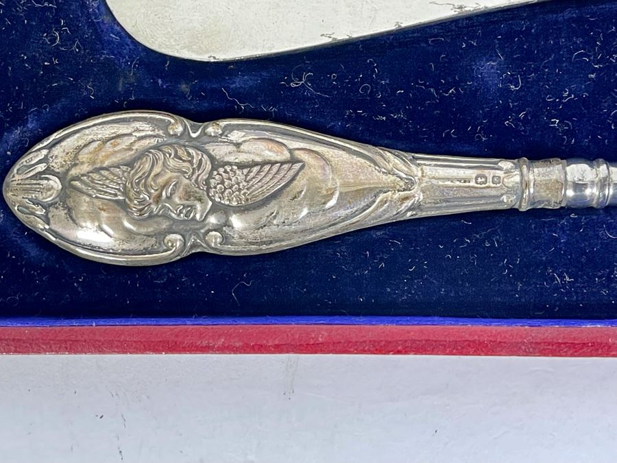 Vintage Sterling Silver Handle Shoe Horn And Button Hook With Presentation Box [Photo 8]