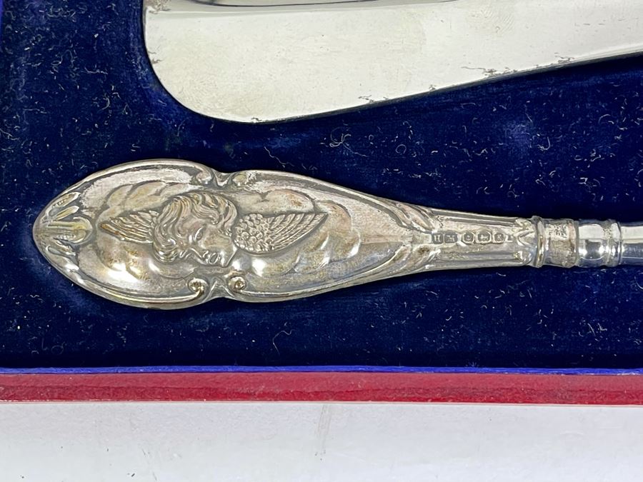 Vintage Sterling Silver Handle Shoe Horn And Button Hook With Presentation Box [Photo 5]