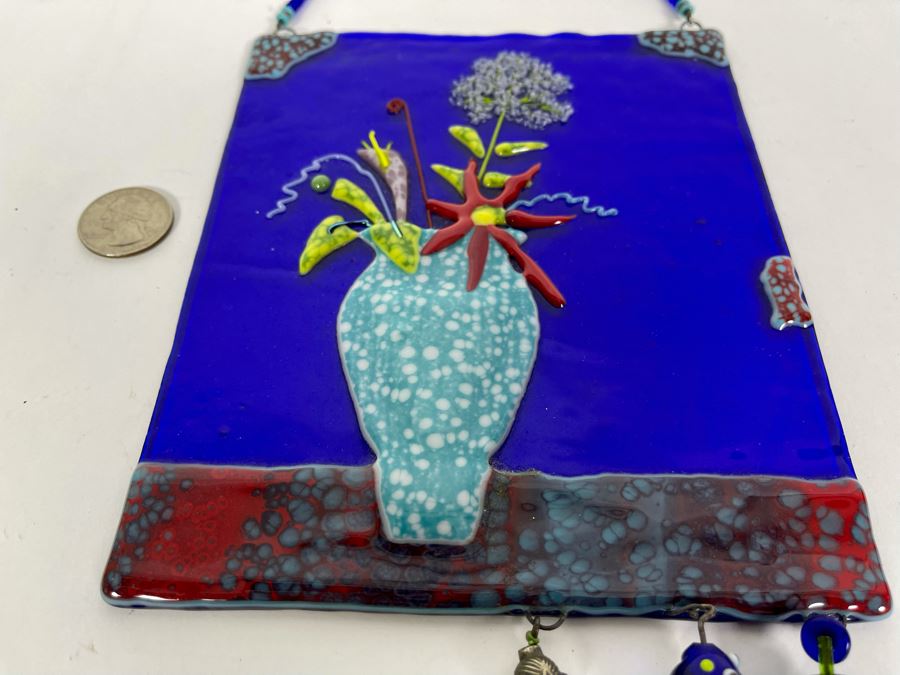 Handmade Signed Studio Glass Piece 6 X 7 [Photo 6]