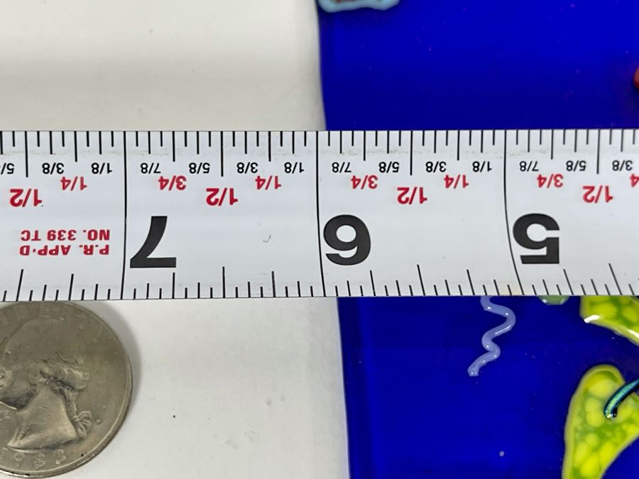 Handmade Signed Studio Glass Piece 6 X 7 [Photo 11]