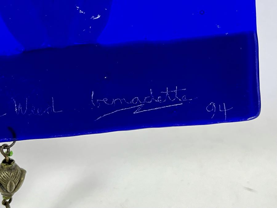 Handmade Signed Studio Glass Piece 6 X 7 [Photo 8]