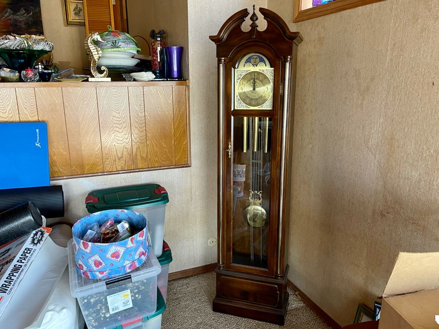 Seth Thomas Grandfather Clock 20W X 10D X 75H [Photo 8]