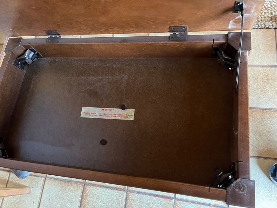 Vintage 1978 M-100 Lowrey Organ Walnut Finish With Bench, Original Receipts, Music Lesson Books And Sheet Music 46W X 24D X 36H Retails $1,500+ [Photo 18]