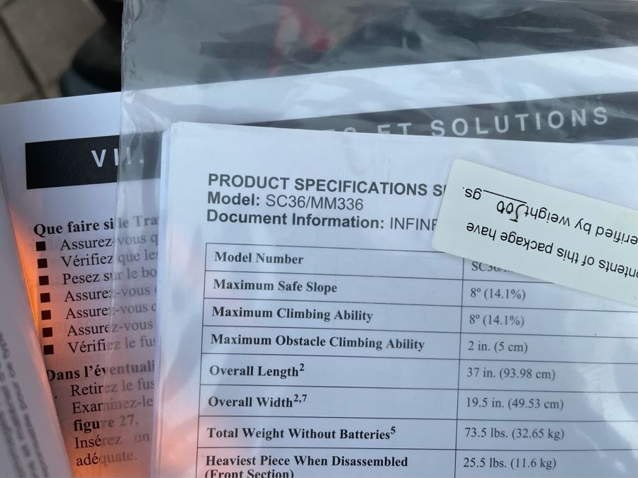 Travel Pro Travel Scooter Series Non-Medical Model SC36/MM336 Rarely Used [Photo 6]