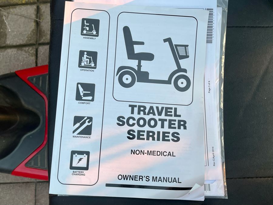 Travel Pro Travel Scooter Series Non-Medical Model SC36/MM336 Rarely Used [Photo 4]